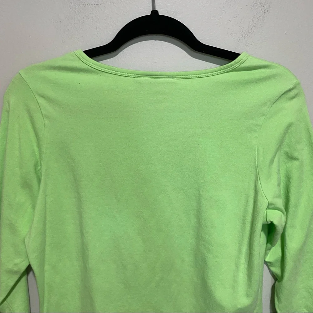 VTG Christine Alexander Bedazzled "12" Women's Green Top‎ Size M - Picture 8 of 13